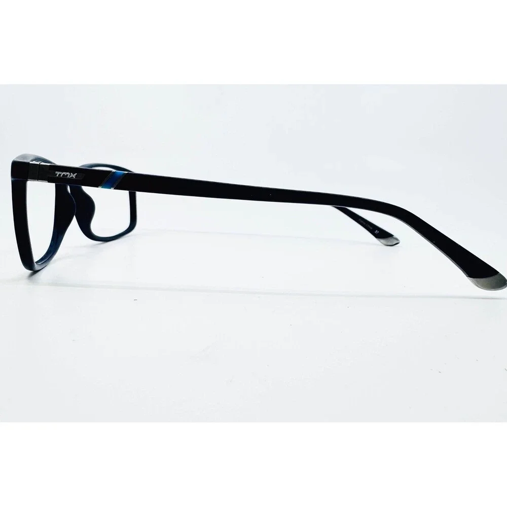 Timex Equalizer Eyeglasses Frames Mens Black Blue Trim 55-18-140